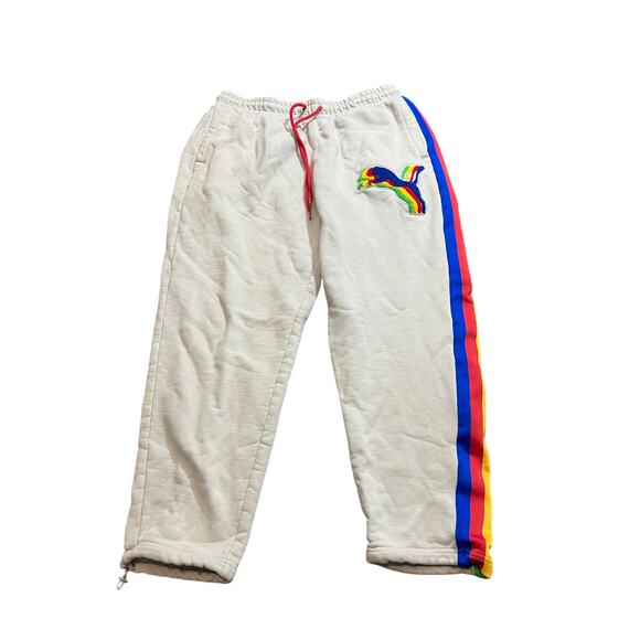 Puma x Fashion Geek All‎ Star Game Sweatpants Casual Rainbow RARE Mens Large - Picture 1 of 11